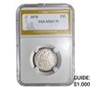Image 1 : 1876 Seated Liberty Quarter PGA MS62