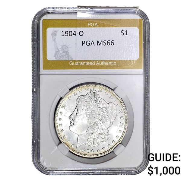 1904-O Morgan Silver Dollar PGA MS66
