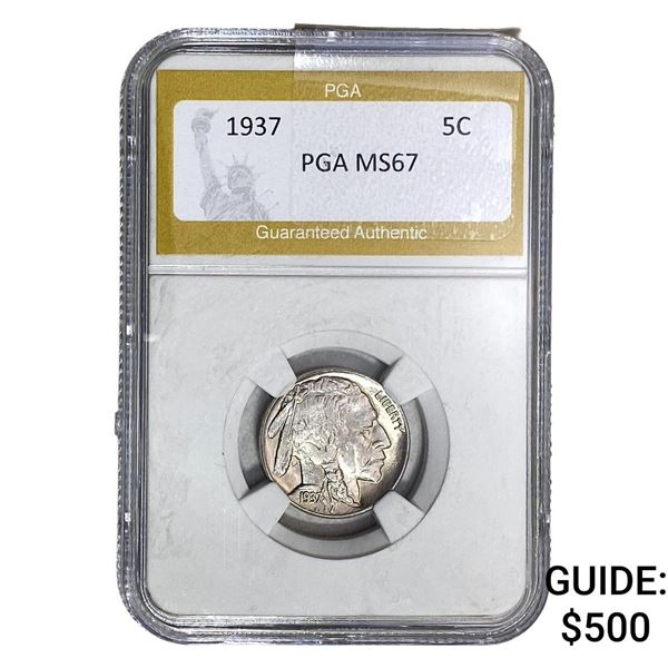 1937 Buffalo Nickel PGA MS67