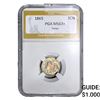 Image 1 : 1865 Nickel Three Cent PGA MS63+ Toner