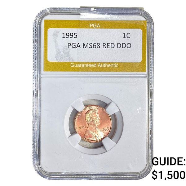 1995 Lincoln Memorial Cent PGA MS68 RED DDO