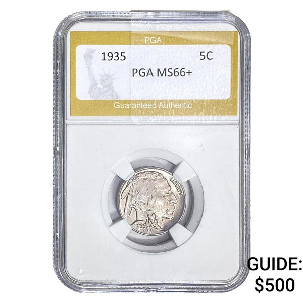 1935 Buffalo Nickel PGA MS66+