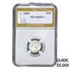Image 1 : 1868 Nickel Three Cent PGA MS66+