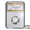 Image 1 : 1945-S Mercury Silver Dime PGA MS67 FSB Micro S