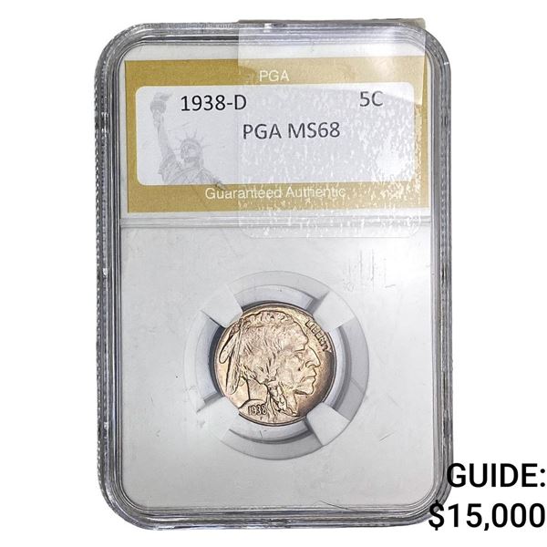 1938-D Buffalo Nickel PGA MS68