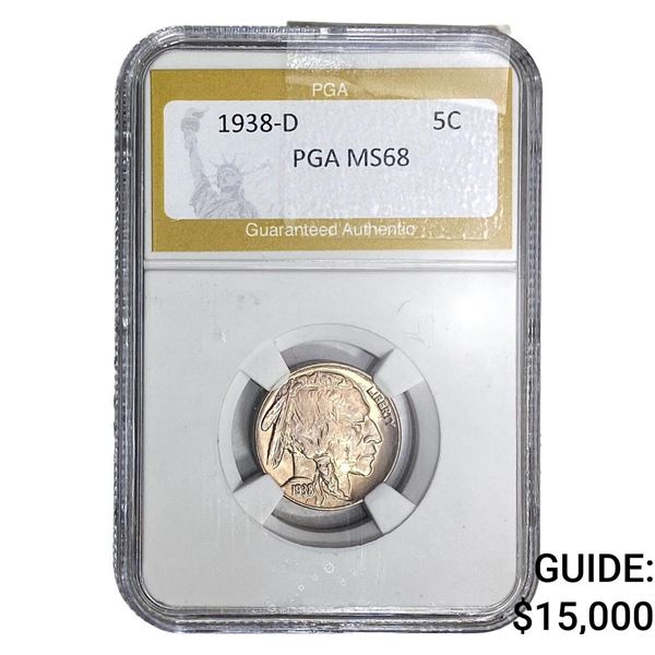 1938-D Buffalo Nickel PGA MS68