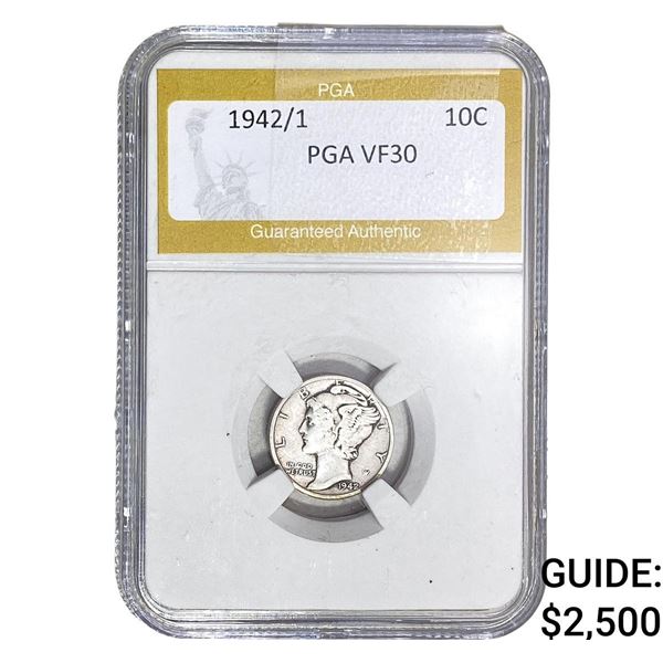 1942/1 Mercury Silver Dime PGA VF30