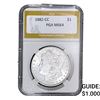Image 1 : 1882-CC Morgan Silver Dollar PGA MS64