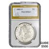 Image 1 : 1880-O Morgan Silver Dollar PGA MSMS62+