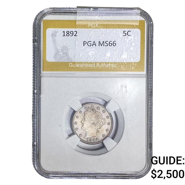 1892 Liberty Victory Nickel PGA MS66