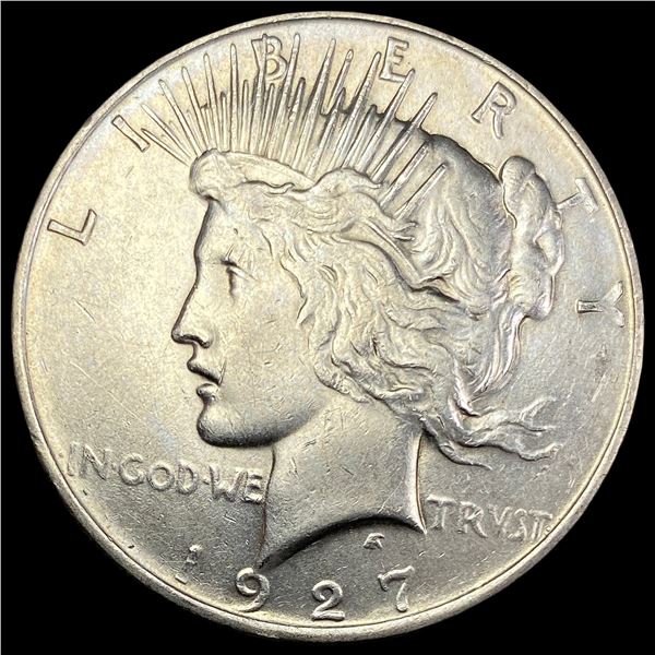 1927-D Silver Peace Dollar CLOSE UNC