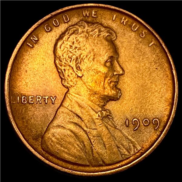 1909 VDB Lincoln Wheat Cent UNC