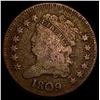 Image 1 : 1809 Copper Half Cent NICELY CIRCULATED