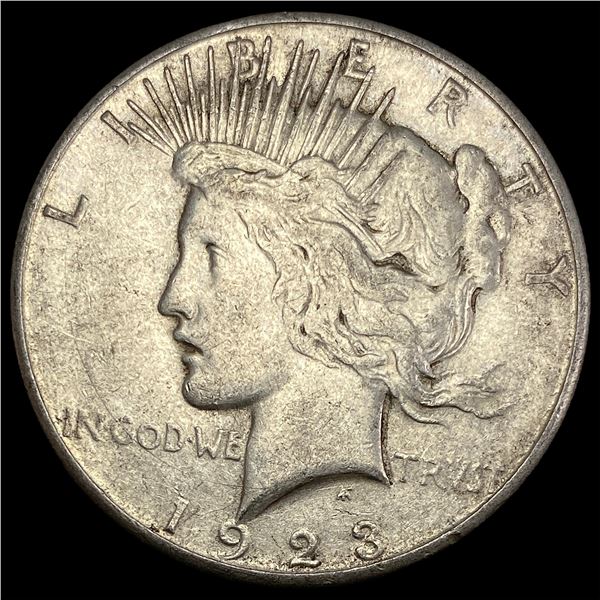 1923-S Silver Peace Dollar NEARLY UNCIRCULATED