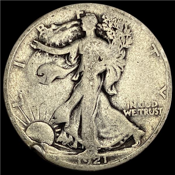 1921-S Silver Walking Liberty Half Dollar NICELY CIRCULATED