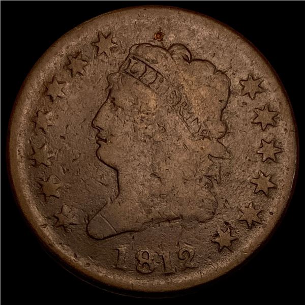 1812 Classic Head Large Cent NICELY CIRCULATED