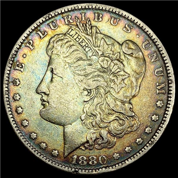 1880 Morgan Silver Dollar NEARLY UNCIRCULATED