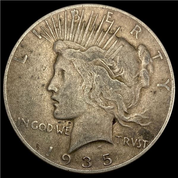 1935 Silver Peace Dollar LIGHTLY CIRCULATED