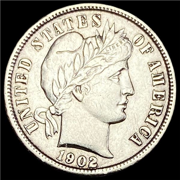 1902 Barber Dime CLOSELY UNCIRCULATED