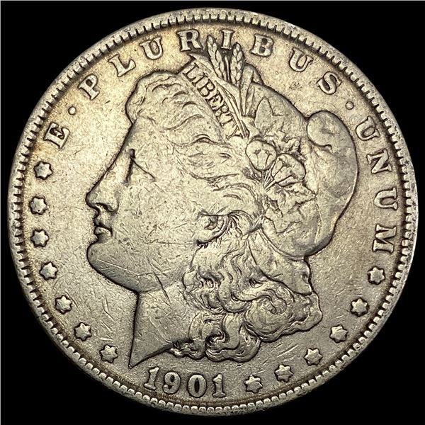 1901 Morgan Silver Dollar LIGHTLY CIRCULATED