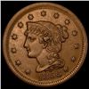 Image 1 : 1855 Braided Hair Large Cent CLOSELY UNCIRCULATED