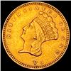 Image 1 : 1856-C Gold $1 Indian Princess Head CLOSELY UNCIRCULATED