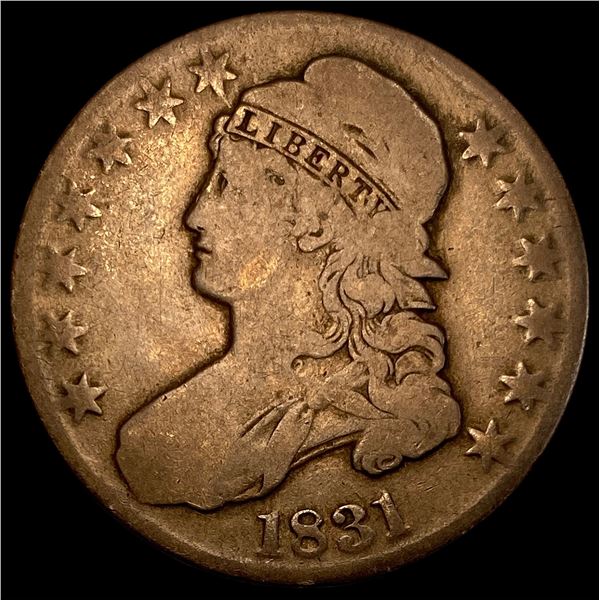 1831 Capped Bust Half Dollar NICELY CIRCULATED