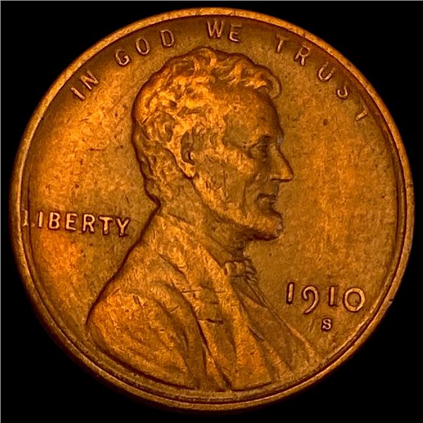 1910-S Lincoln Wheat Cent CLOSELY UNCIRCULATED