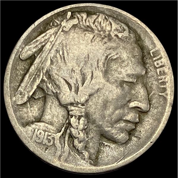 1913 Type 1 Buffalo Nickel LIGHTLY CIRCULATED
