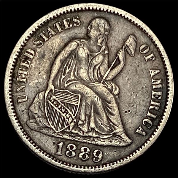 1889 Seated Liberty Dime CLOSELY UNCIRCULATED