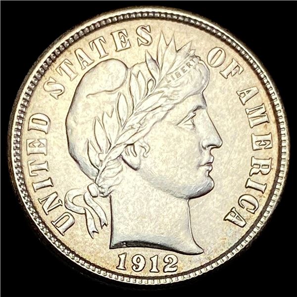 1912-D Silver Barber Dime CLOSELY UNCIRCULATED