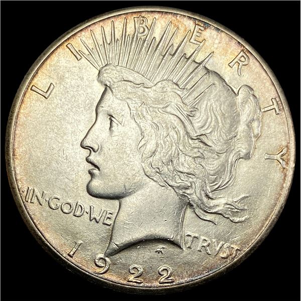 1922-S Silver Peace Dollar CLOSELY UNCIRCULATED