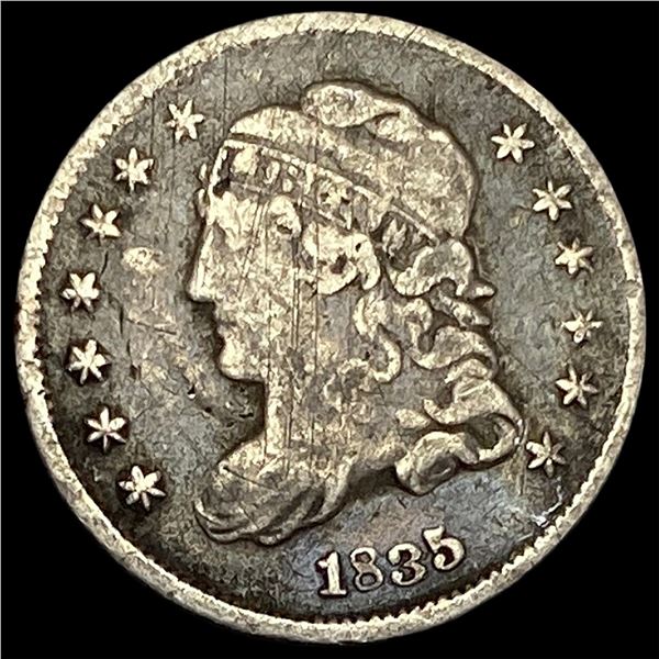 1835 Capped Bust Half Dime LIGHTLY CIRCULATED