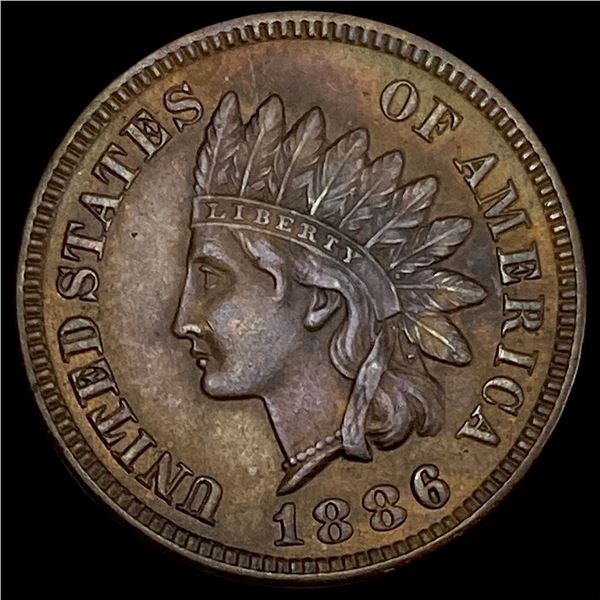 1886 Indian Head Cent CHOICE AU
