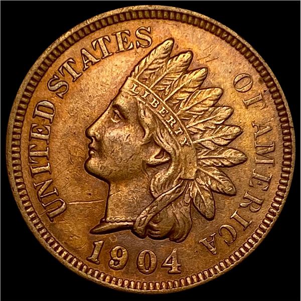 1904 Indian Head Cent CLOSELY UNCIRCULATED