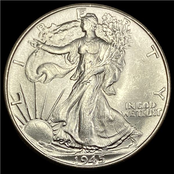 1945 Silver Walking Liberty Half Dollar CHOICE BU