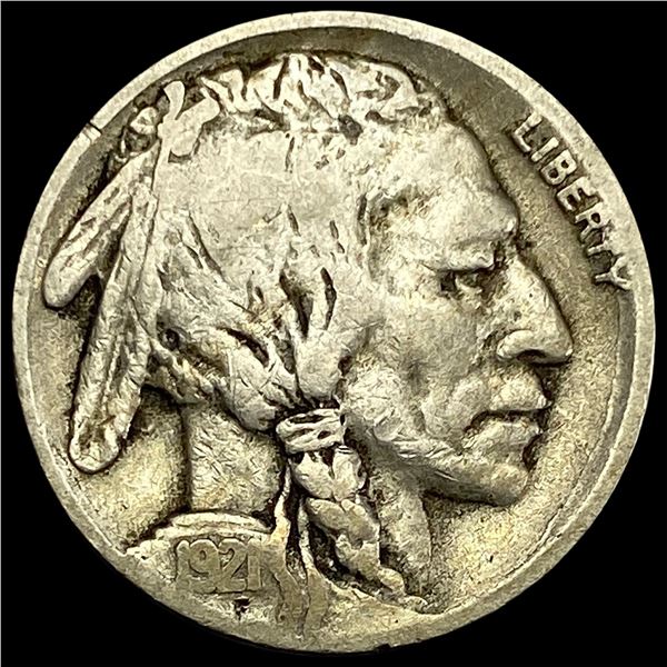 1921-S Buffalo Nickel LIGHTLY CIRCULATED