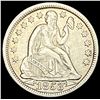Image 1 : 1853 Arrows Seated Liberty Dime CLOSELY UNCIRCULATED