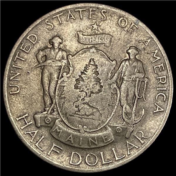 1920 Silver Half Dollar Maine Centennial CLOSELY UNCIRCULATED