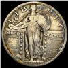 Image 1 : 1921 Silver Standing Liberty Quarter NEAR UNC