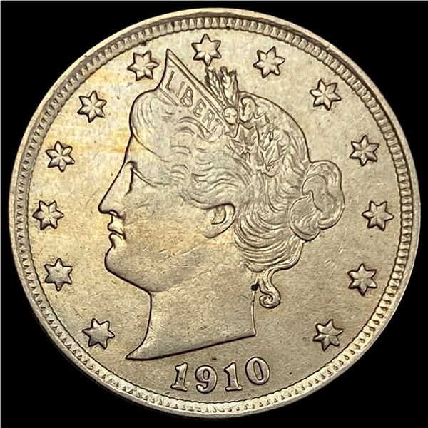 1910 Liberty Head Nickel CLOSELY UNCIRCULATED