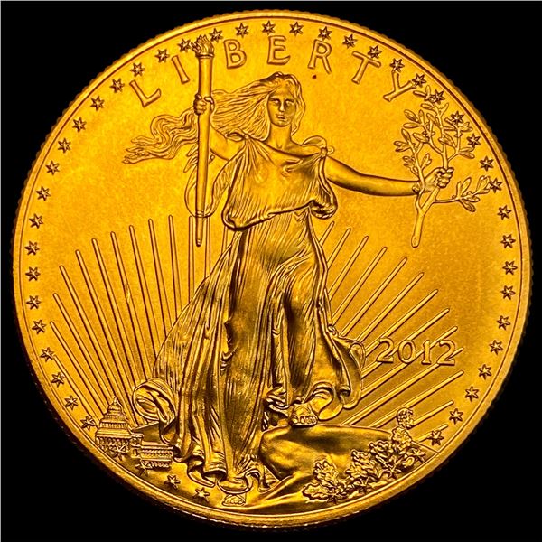 2012 1 oz Gold American Eagle $50 SUPERB GEM BU