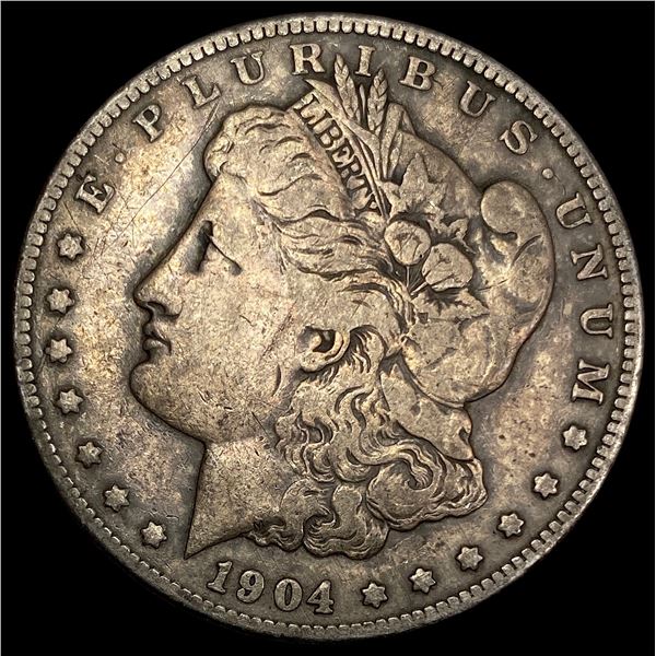 1904-S Silver Morgan Dollar LIGHTLY CIRCULATED