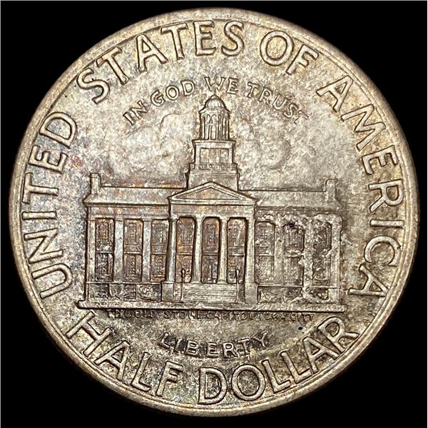 1946 Iowa Statehood Centennial Silver Half Dollar CHOICE BU