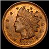 Image 1 : 1863 Indian Head Cent "Not One Cent" Token UNCIRCULATED