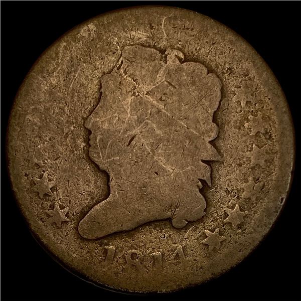 1814 Classic Head Large Cent NICELY CIRCULATED