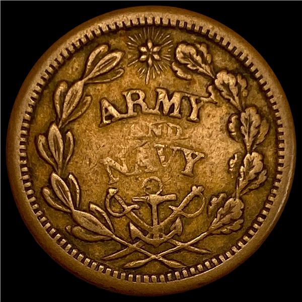 Civil War Token "Army & Navy" / "The Federal Union" NEARLY UNCIRCULATED