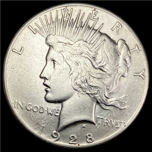 1928 Peace Silver Dollar NEARLY UNCIRCULATED