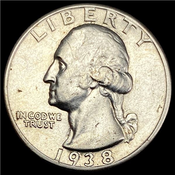 1938 Silver Washington Quarter UNCIRCULATED