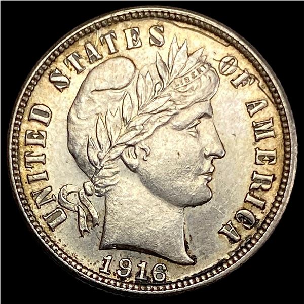 1916-S Silver Barber Dime UNCIRCULATED